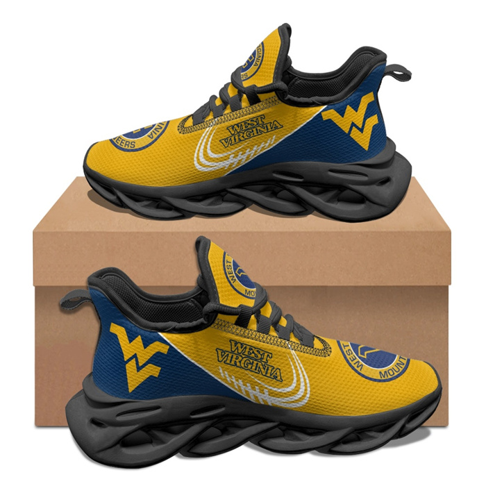 West Virginia Mountaineers Flex Control Sneakers 003 - Click Image to Close